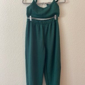 Princess Polly Quilted “Arabella” Set in Forest Green